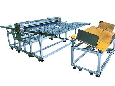 滚轮清洁除尘机+收料